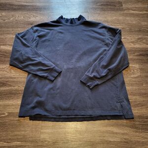 Deluth Trading Company Longtail Tee Shirt Relaxed Fit Mock Turtleneck Mens Large